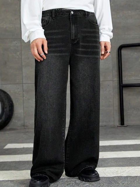 Baggy Fit Black Jeans