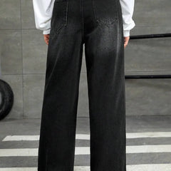 Baggy Fit Black Jeans