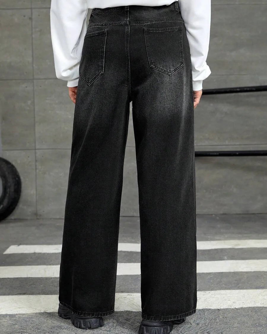 Baggy Fit Black Jeans