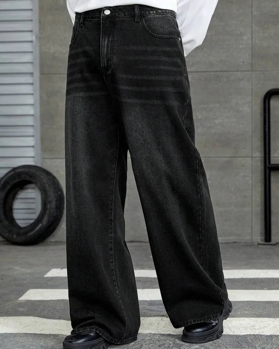 Baggy Fit Black Jeans