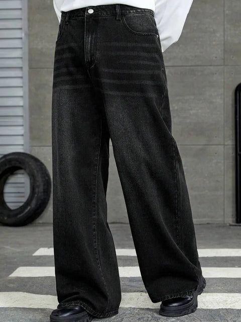 Baggy Fit Black Jeans