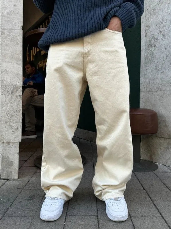 Beige_Loose_Baggy_Fit_Jeans