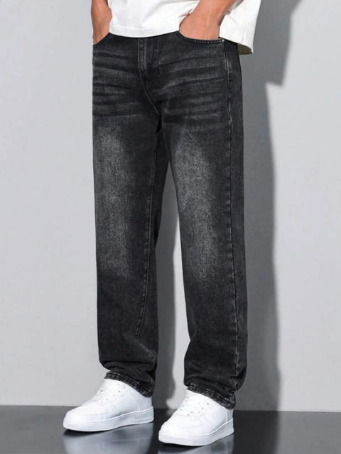 Black Loose Fit Jeans