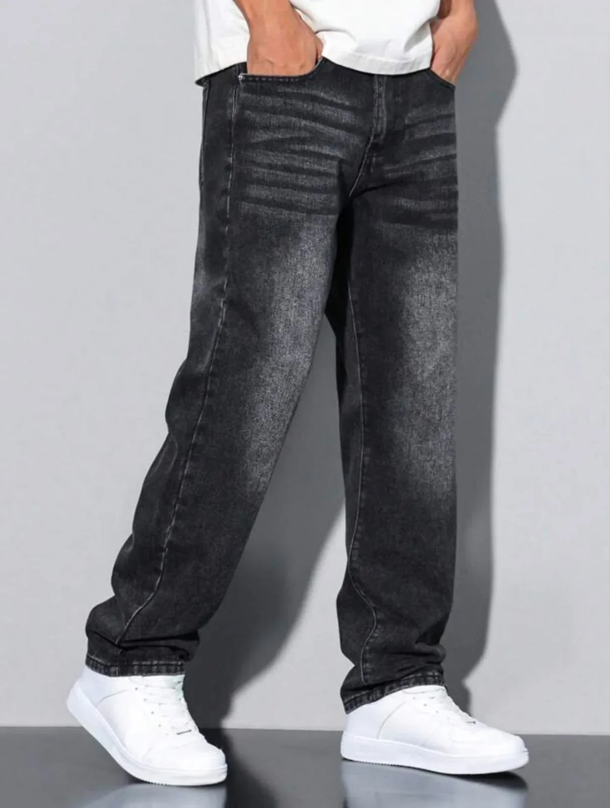 Black Loose Fit Jeans