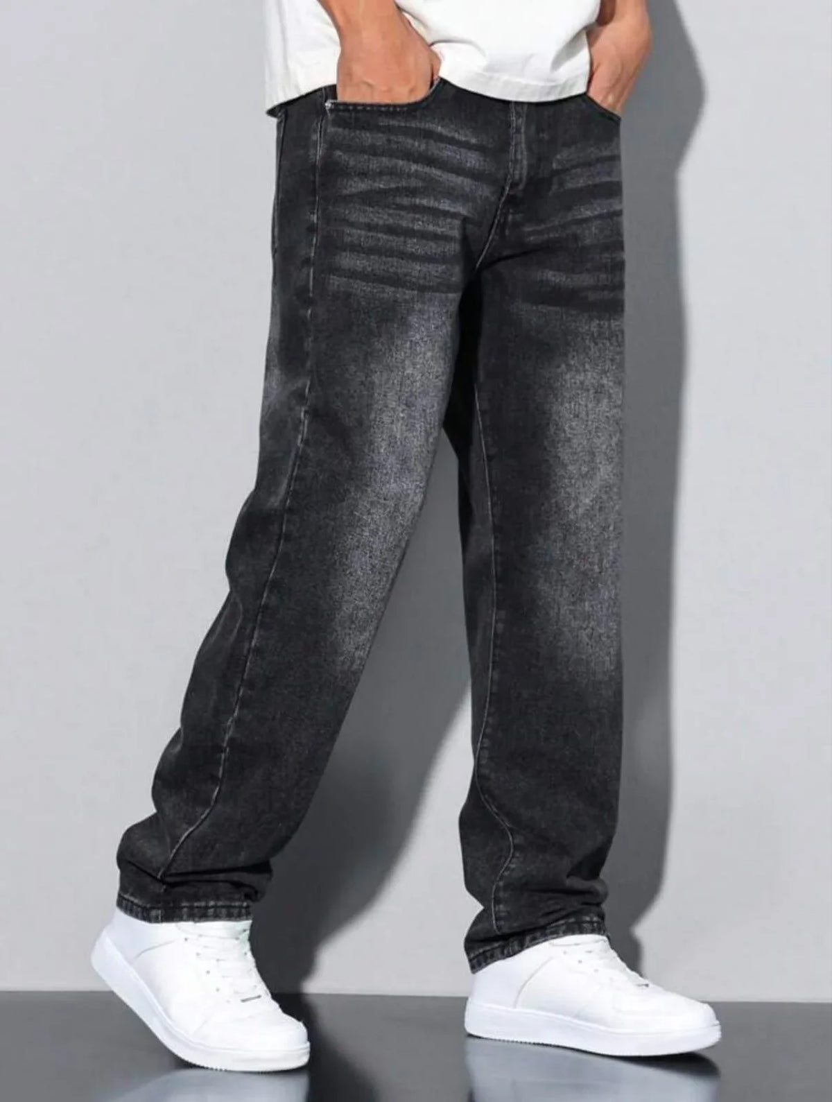 Black Loose Fit Jeans