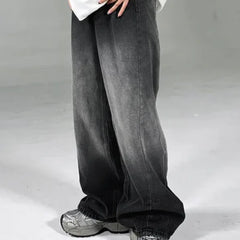 Black Shaded Baggy Fit Jeans