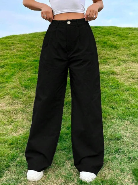 Black Wide Leg Jeans