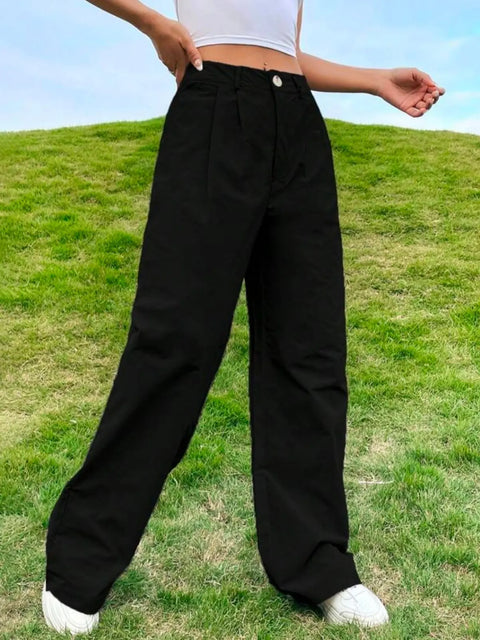 Black Wide Leg Jeans