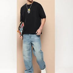 Blue Baggy Jeans