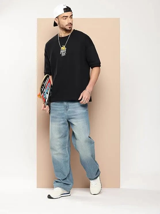 Blue Baggy Jeans