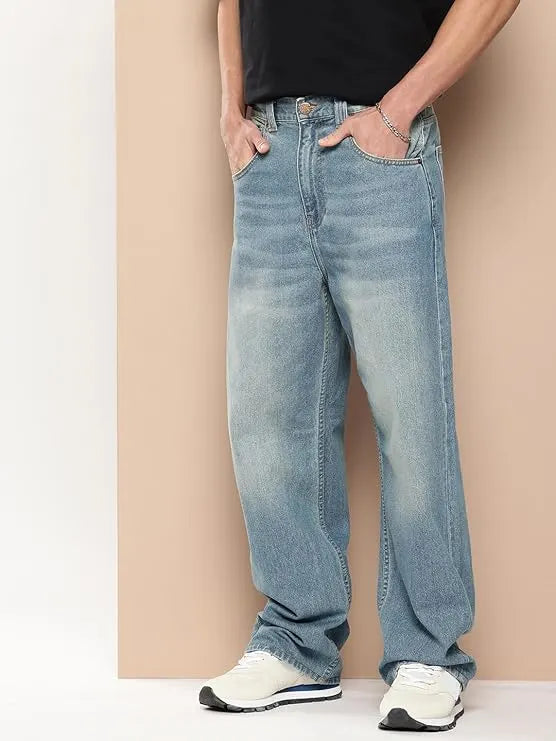 Blue Baggy Jeans