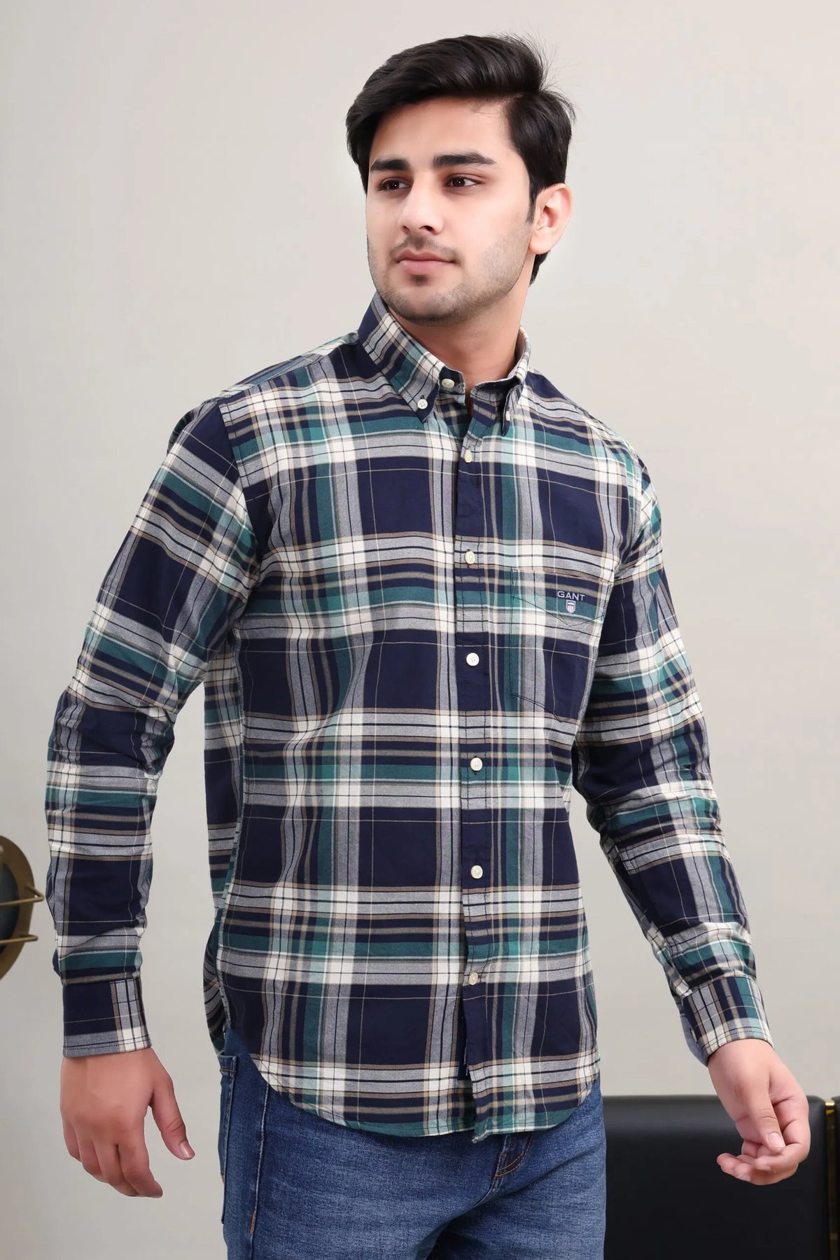Blue Checked Shirt