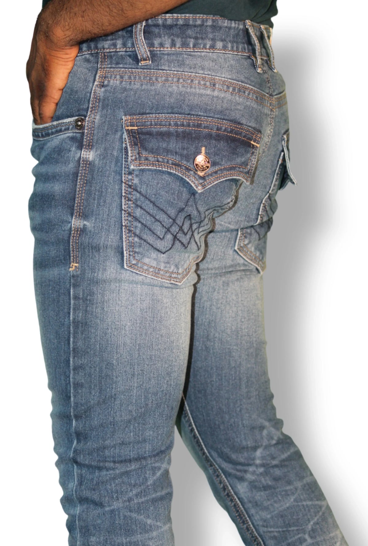 Blue Washed Jeans