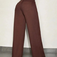 Brown Wide Jeans