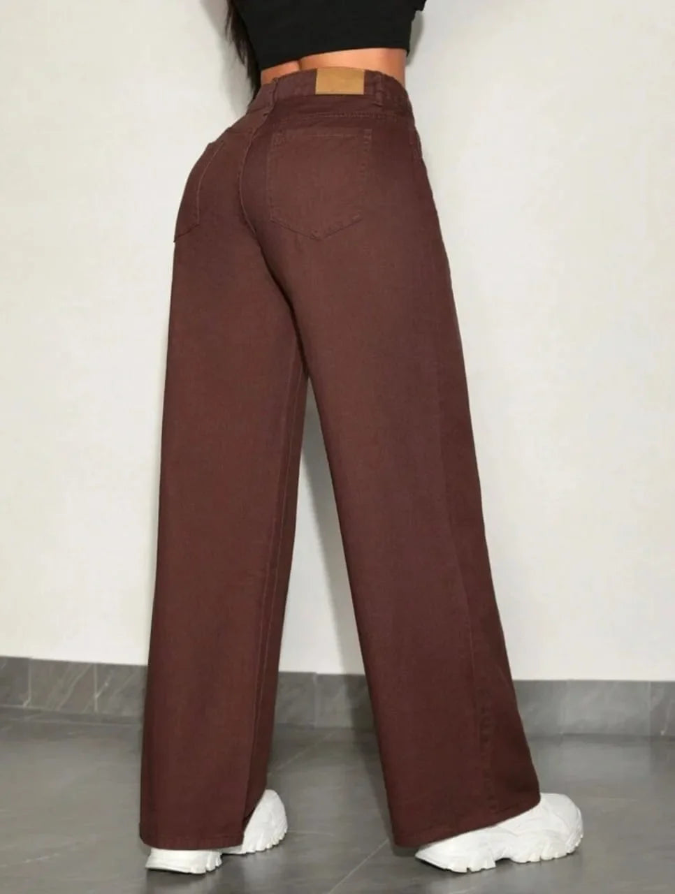 Brown Wide Jeans
