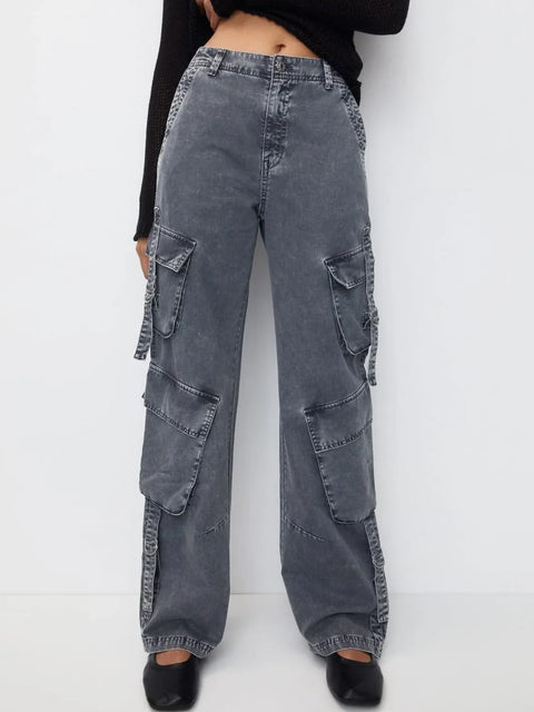 Cargo Trousers With Straps
