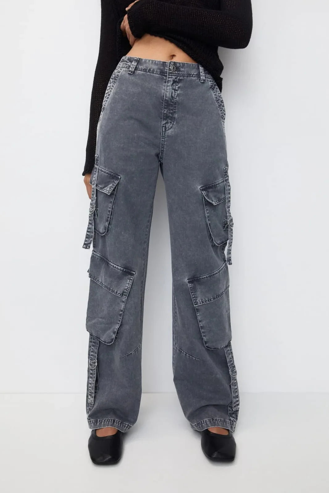 Cargo Trousers With Straps