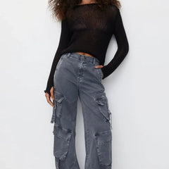 Cargo Trousers With Straps