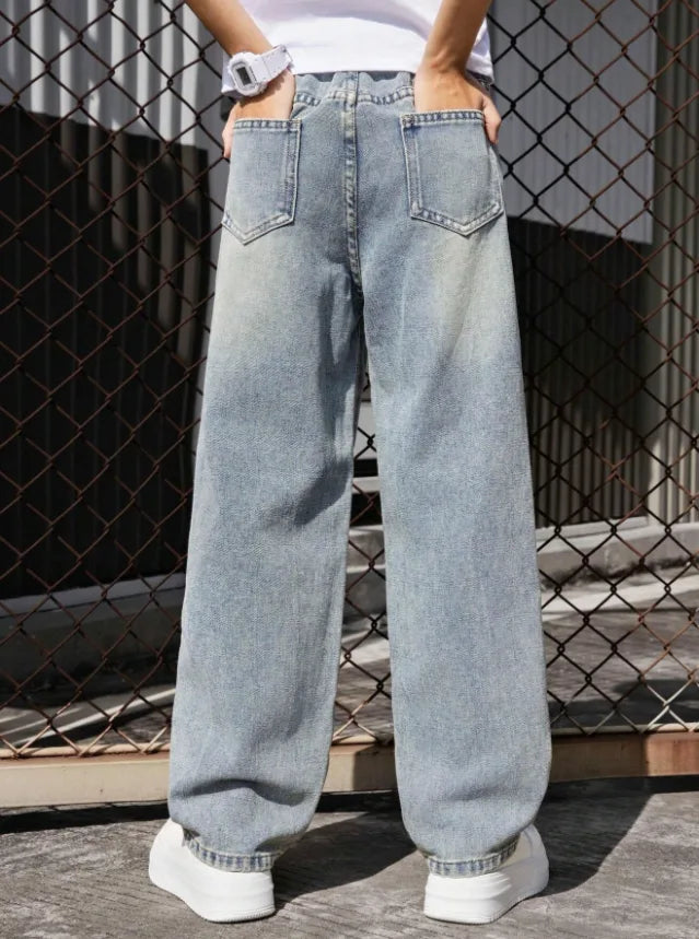 Casual Wide Leg Jeans
