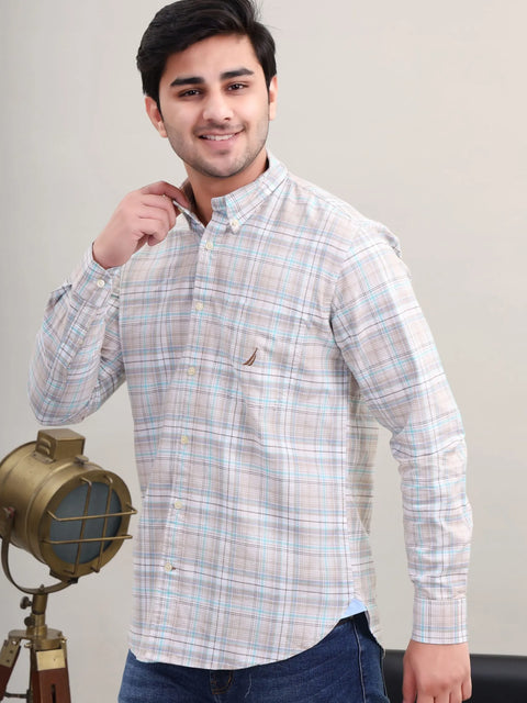 Checked whitish Shirt