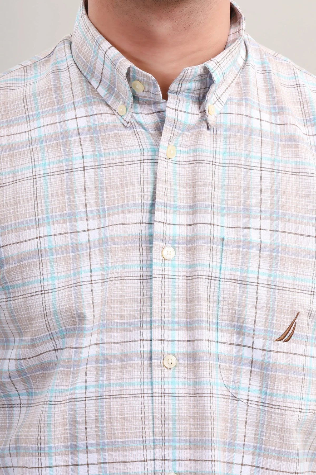 Checked whitish Shirt