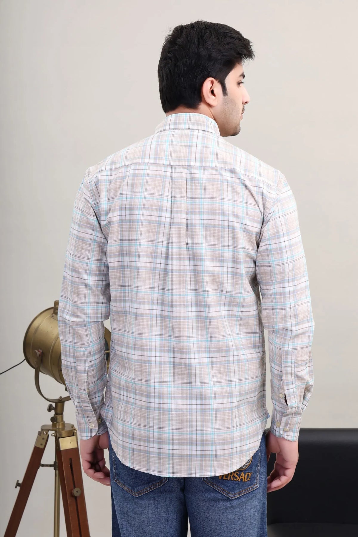 Checked whitish Shirt