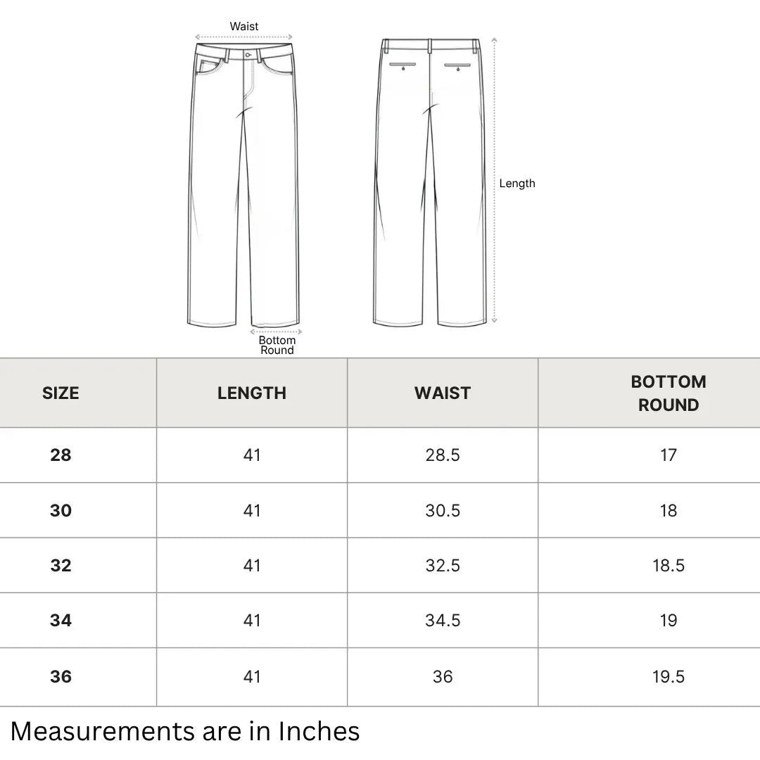 MEDIUM WASH LOOSE FIT size guide