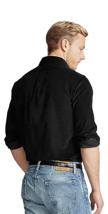 Corduroy Black Shirt