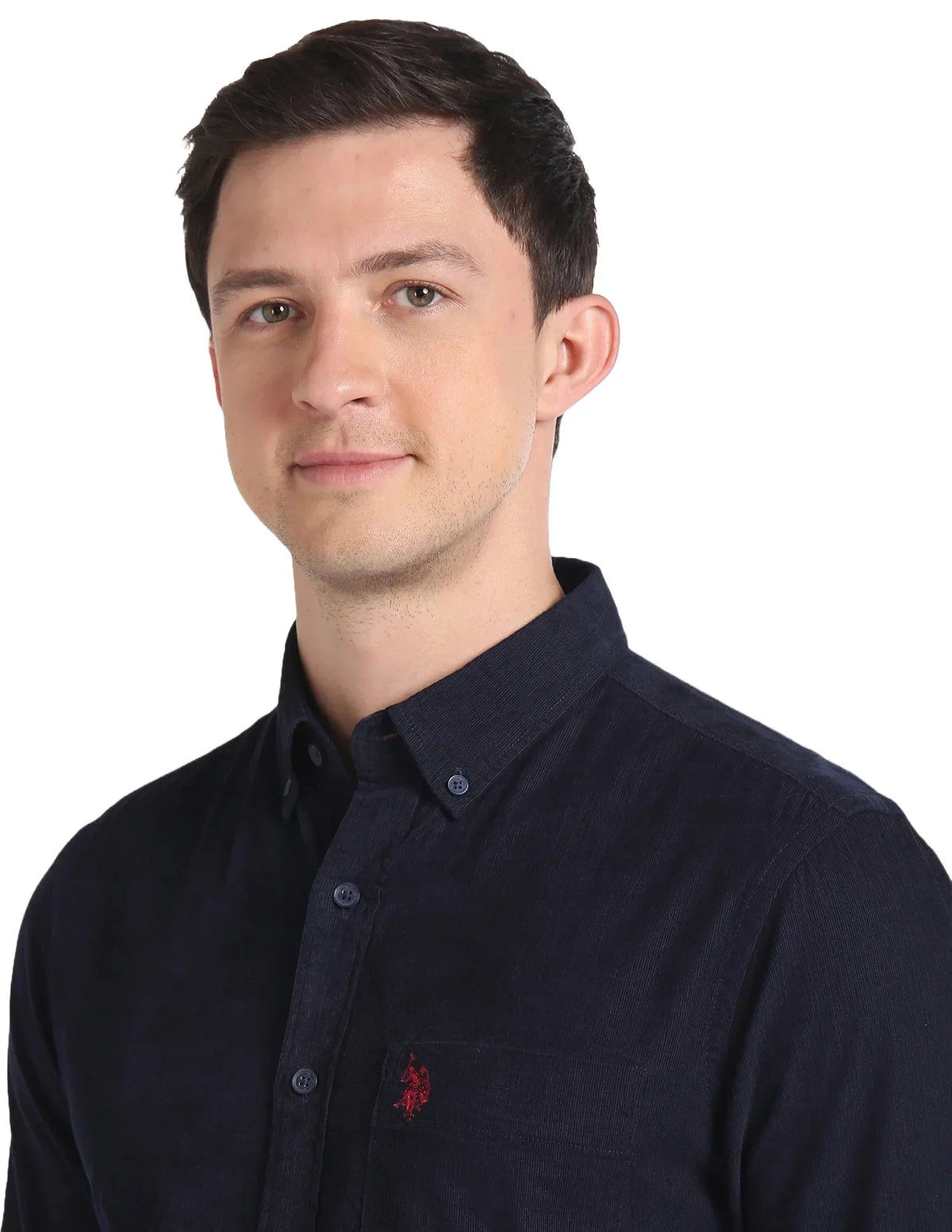 Corduroy Blue Shirt