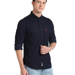 Corduroy Blue Shirt