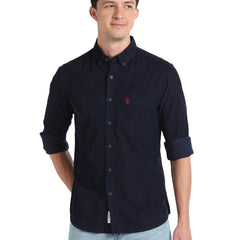 Corduroy Blue Shirt