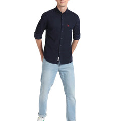 Corduroy Blue Shirt