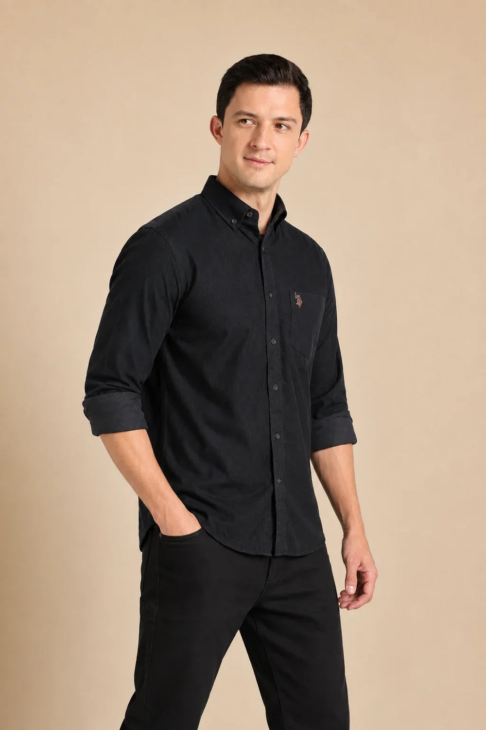 Corduroy Dark Grey Shirt