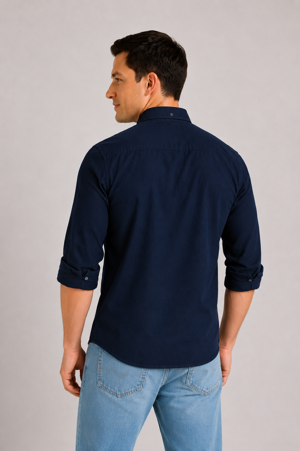 Corduroy Navy Blue Shirt