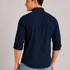 Corduroy Navy Blue Shirt