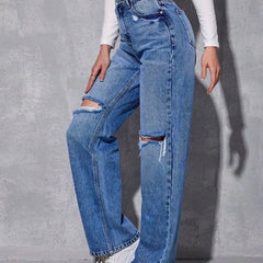 Double Torn Jeans