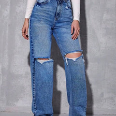 Double Torn Jeans