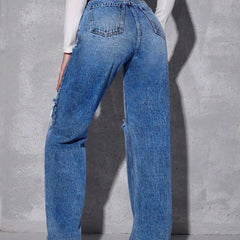 Double Torn Jeans