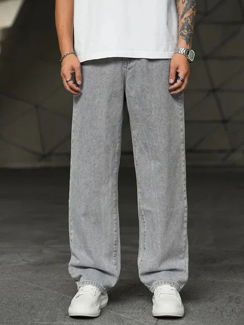Grey Loose Fit Jeans