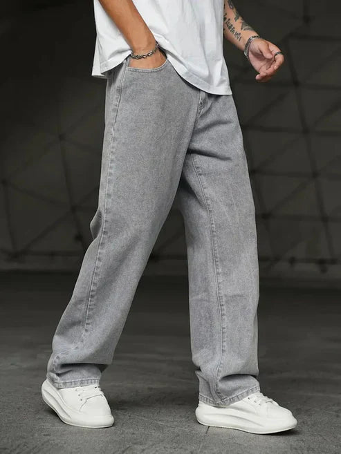 Grey Loose Fit Jeans