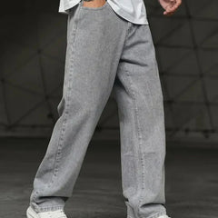 Grey Loose Fit Jeans