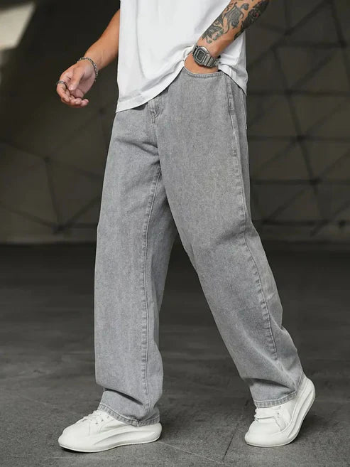Grey Loose Fit Jeans