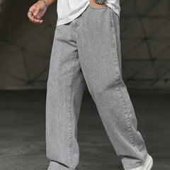 Grey Loose Fit Jeans