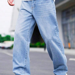 Ice Blue Baggy Jeans