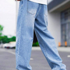 Ice Blue Baggy Jeans