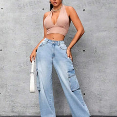 Ice Blue High Waist jeans