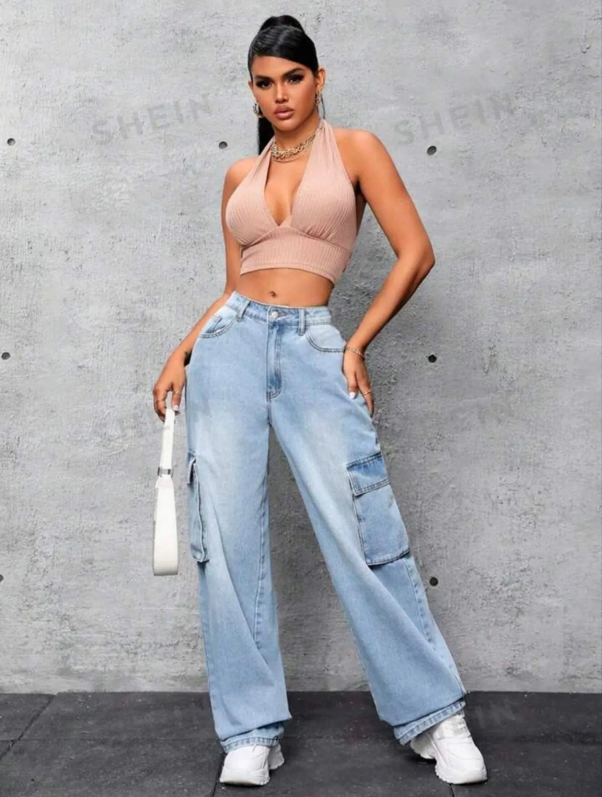 Ice Blue High Waist jeans