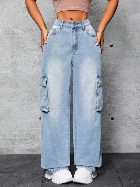 Ice Blue High Waist jeans