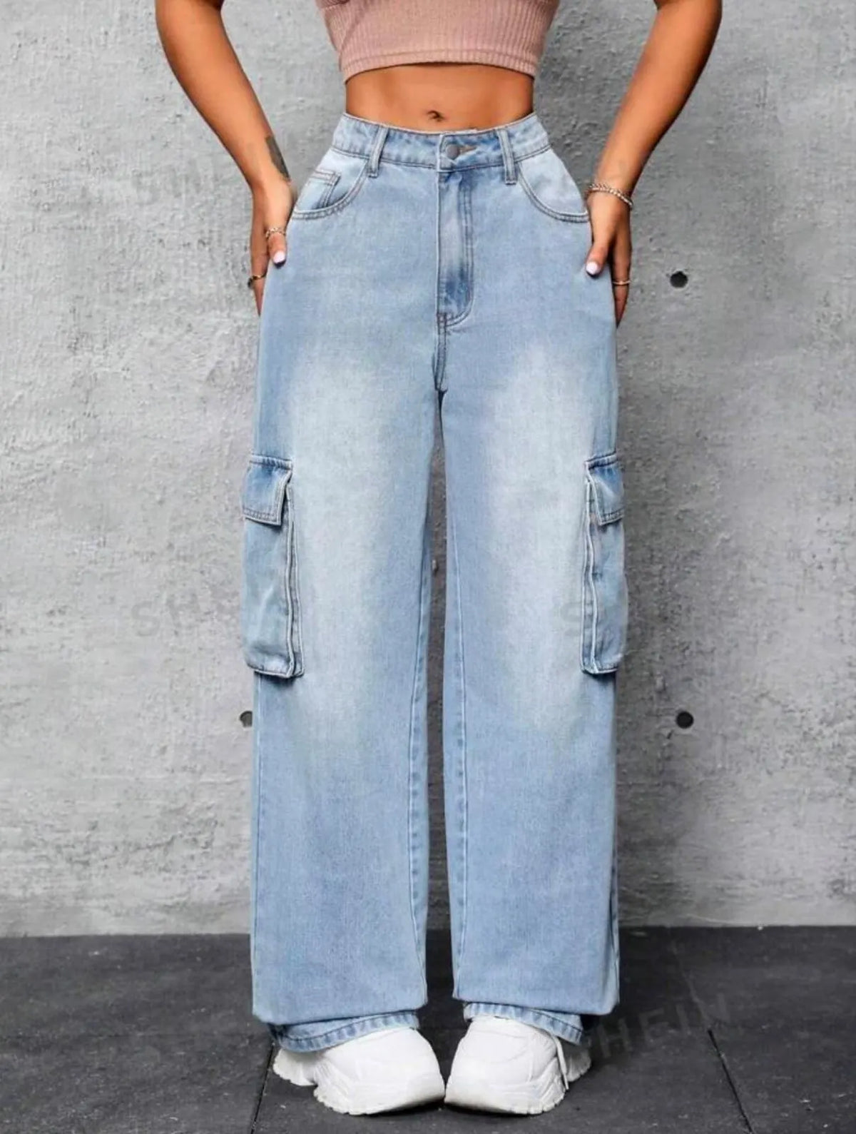 Ice Blue High Waist jeans