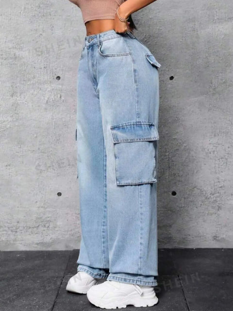 Ice Blue High Waist jeans